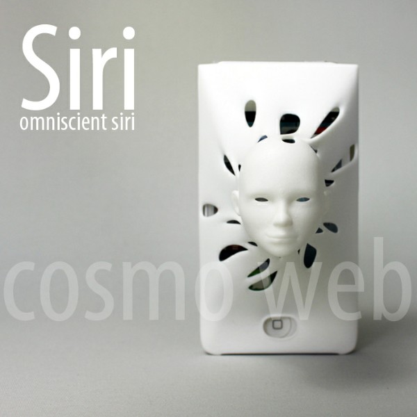 iPhoneの音声アシスタント機能「Siri」をモチーフとしたiPhone 4／4S用ケース「Omniscient Siri」