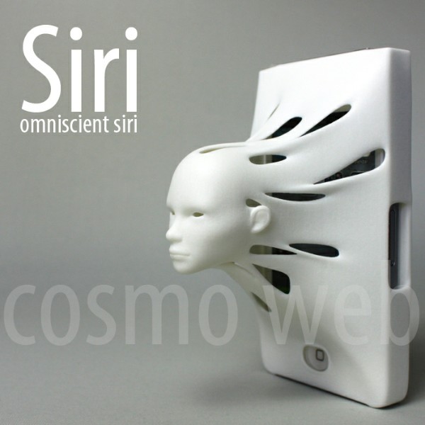 iPhoneの音声アシスタント機能「Siri」をモチーフとしたiPhone 4／4S用ケース「Omniscient Siri」