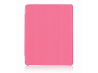 めくったSmart Coverがピタっと裏にはりつく、Smart Cover対応シェル型iPad(第3世代)/iPad 2用ケース「essential TPE iro case snapsnap for iPad(第3世代)/iPad 2」