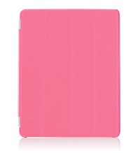 めくったSmart Coverがピタっと裏にはりつく、Smart Cover対応シェル型iPad(第3世代)/iPad 2用ケース「essential TPE iro case snapsnap for iPad(第3世代)/iPad 2」