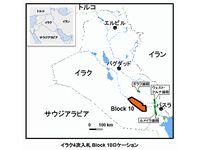 落札したブロック10鉱区（探鉱鉱区）位置図（画像：国際石油開発帝石）