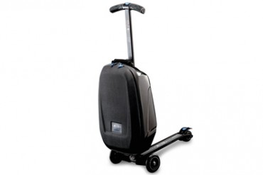 乗って運べるスーツケース「マイクロ・ラゲッジ(Micro Luggage)」