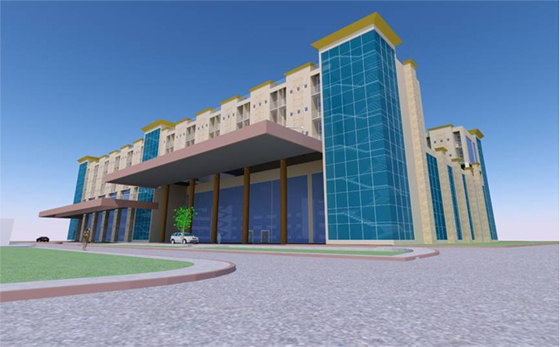 新病院の完成イメージ（画像：セコム）