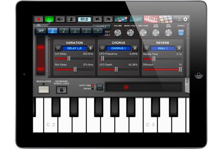「Synth Arp & Drum Pad」利用イメージ（画像：ヤマハ）