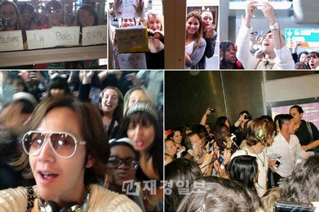 9日、プライベートを兼ねてパリを訪問したチャン・グンソクが、公表されていないにもかかわらず入国の知らせを聞いて集まってきた現地のファンから熱い歓迎を受け、“ワールドプリンス”のオーラを醸しだした。写真＝Tree J Company