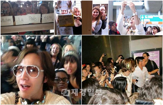 9日、プライベートを兼ねてパリを訪問したチャン・グンソクが、公表されていないにもかかわらず入国の知らせを聞いて集まってきた現地のファンから熱い歓迎を受け、“ワールドプリンス”のオーラを醸しだした。写真＝Tree J Company