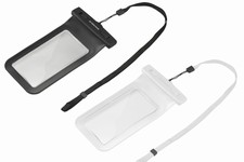 グリーンハウスのスマートフォン防水ケース「GH-WPCAW」。JIS保護等級IPX6、IPX8に対応し、アウトドアやお風呂場でスマートフォンを利用できる。