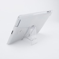 上海問屋が13日発売した新型iPad、iPad 2用のスタンド付き保護ケース「DNSB-81075」