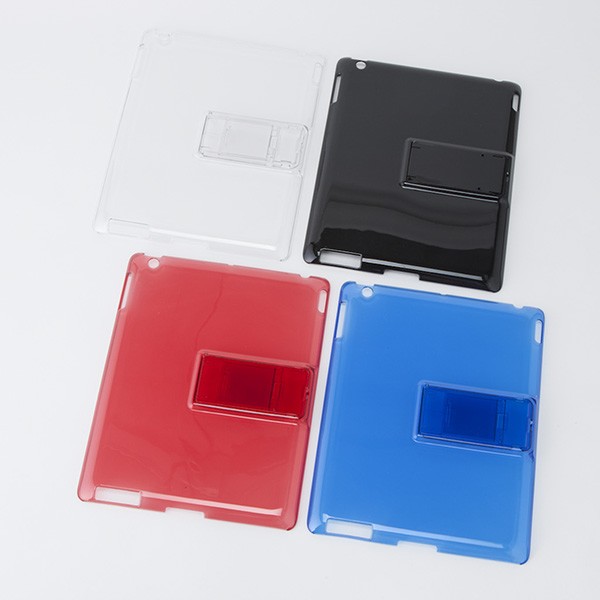 上海問屋が13日発売した新型iPad、iPad 2用のスタンド付き保護ケース「DNSB-81075