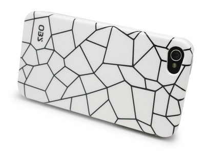 ストーンパターンをデザインしたiPhone 4S/4用のケース「OBS モノ＝ストーンズ」