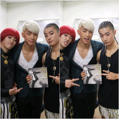 新人5人組ボーイズグループ「BIGSTAR」(ビッグスター)のピルドクとパラムが、2PMのウヨンと一緒に撮影した写真を公開した。
