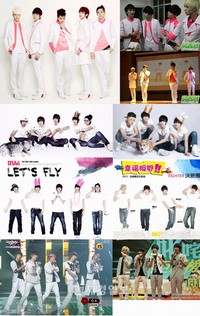 最近某ポータル サイトに、韓国の人気男性グループB1A4（ビーワンエーフォー）と决胜団（決勝団）という名前の中国のグループを比較する写真がアップされ、高い照会数を記録してネット上に急速に広がっている。
