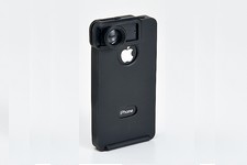 iPhone 4S・4で倍率5倍のマクロ写真が簡単に撮影できるマクロレンズ付きケース「iPhone4S・4マクロレンズ付ケース（接写5倍） 400－CAM022」