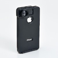 iPhone 4S・4で倍率5倍のマクロ写真が簡単に撮影できるマクロレンズ付きケース「iPhone4S・4マクロレンズ付ケース（接写5倍） 400－CAM022」