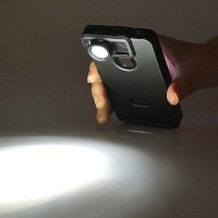 iPhone 4S・4で倍率5倍のマクロ写真が簡単に撮影できるマクロレンズ付きケース「iPhone4S・4マクロレンズ付ケース（接写5倍） 400－CAM022」