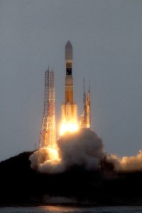 宇宙航空研究開発機構（JAXA）は21日午前11時6分、種子島宇宙センターから「こうのとり」3号機を搭載したH2Bロケット3号機を打ち上げた。（C）宇宙航空研究開発機構（JAXA）