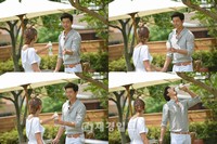 残り2話となった国民的ロマンチックコメディ『ビッグ』が、結末のストーリーの流出を避けるために撮影現場の出入りを徹底的に制限している中、コン・ユとイ・ミンジョンが水を分け合って飲んでいる仲睦まじい写真が公開され、結末への期待感を高めている。写真＝ボンファクトリー