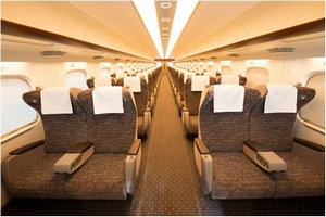 N700Aのインテリアデザイン グリーン車(写真:JR東海) N700Aのインテリアデザイン グリーン車(写真:JR東海)