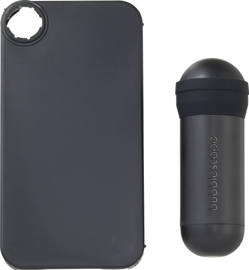 iPhone 4S/4で動画/静止画の360°パノラマ撮影が行える撮影キット「bubblescope」(BUBSCOIP4S)