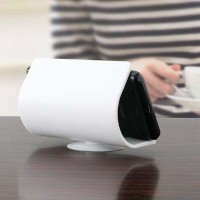 サンワサプライが7日発売したiPhoneやスマートフォンを縦置きや横置きに自由に設置できるホルダー型スタンド「iPhone・スマートフォンホルダースタンド（縦・横置き対応・シリコン素材）200－STN006」