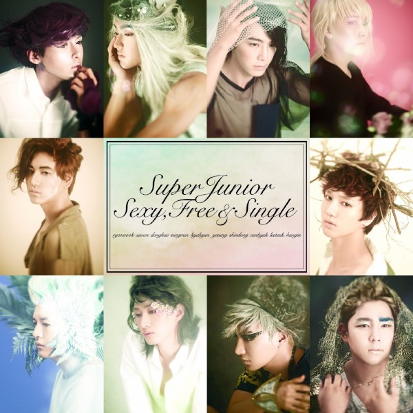 SUPER JUNIORの日本4thシングル「Sexy, Free & Single」の着うたが15日から各配信サイトで先行配信される。