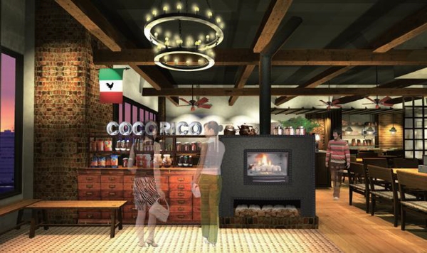 5F「LA COCORICO」店内イメージパース（画像：野村不動産）