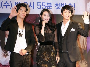 『アラン使道伝』製作発表会 ヨン・ウジン、シン・ミナ、イ・ジュンギ（23）