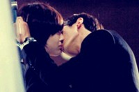 新ドラマ『花ざかりの君たちへ』のソルリ（f(x)）＆ミンホ（SHINee）の“深夜キス“現場が公開された。写真 = SM C＆C