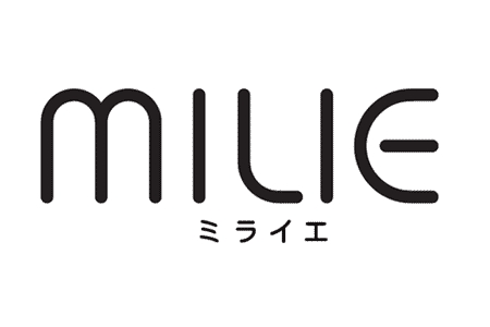 LED照明の新ブランド「MILIE(ミライエ)」のロゴ(画像:三菱電機) LED照明の新ブランド「MILIE(ミライエ)」のロゴ(画像:三菱電機)