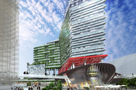 建物外観完成予想図（画像：三井物産）