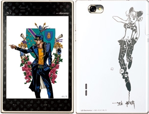 (C)荒木飛呂彦&LUCKY LAND COMMUNICATIONS/集英社<JOJO white>(画像:NTTドコモ) (C)荒木飛呂彦&LUCKY LAND COMMUNICATIONS/集英社<JOJO white>(画像:NTTドコモ)