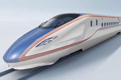 北陸新幹線用新型車両のエクステリア イメージ(画像:JR東日本) 北陸新幹線用新型車両のエクステリア イメージ(画像:JR東日本)