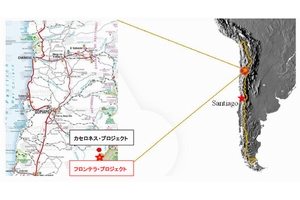 フロンテラ地域位置図（画像：JX日鉱日石金属）