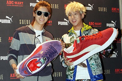 プーマの「スエードクラシック＋」発売記念イベントにB1A4ら参加