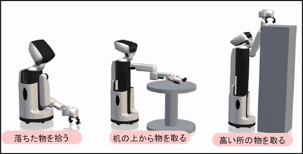 生活支援ロボットHSR（human support robotの略）（画像：トヨタ自動車）