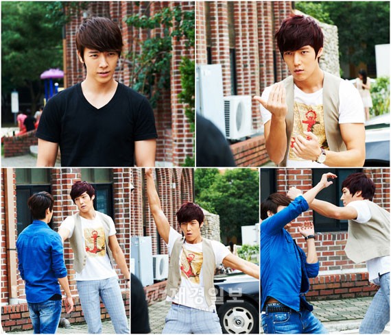 チャンネルA週末ドラマ『パンダさんとハリネズミ』（脚本：ハン・ジュニョン、演出：イ・ミンチョル）のドンヘとチェ・ジニョクが取っ組み合いのケンカを予告している。写真=ライアンフィッシュ
