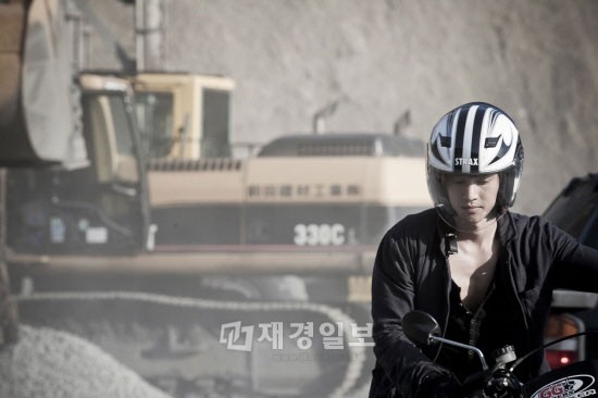 SS501（ダブルエス501）リーダーキム・ヒョンジュン主演大作ドラマ『都市征伐』の、日本製作報告会が開かれる。写真＝メディアバッグ
