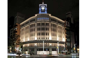 銀座・和光ライトアップイメージ(写真:セイコーウオッチ) 銀座・和光ライトアップイメージ(写真:セイコーウオッチ)