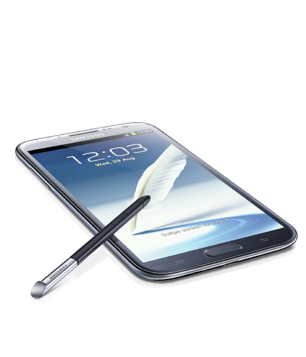 サムスン電子のスマートフォン「Galaxy Note」の最新モデル「Galaxy Note II」