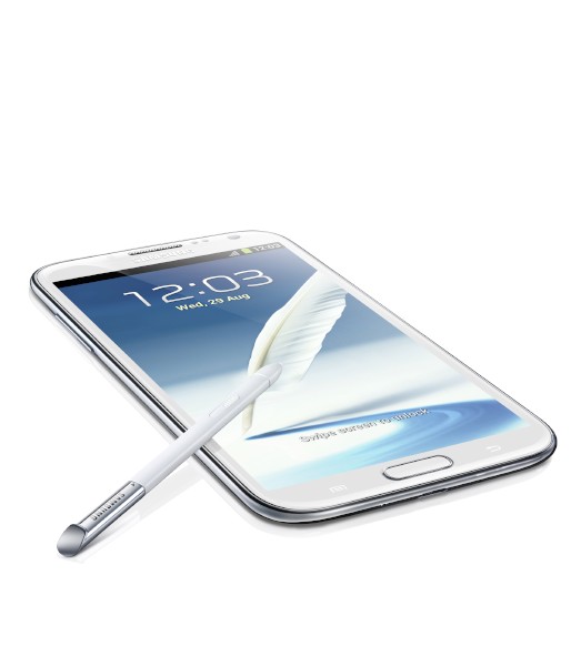 サムスン電子のスマートフォン「Galaxy Note」の最新モデル「Galaxy Note II」