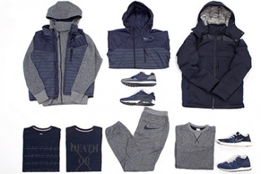 ナイキから「グレー×ネイビー」で彩られたシューズ、パーカーなどの新コレクション誕生