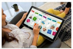 「VAIO Tap 20」使用イメージ(写真:ソニー) 「VAIO Tap 20」使用イメージ(写真:ソニー)