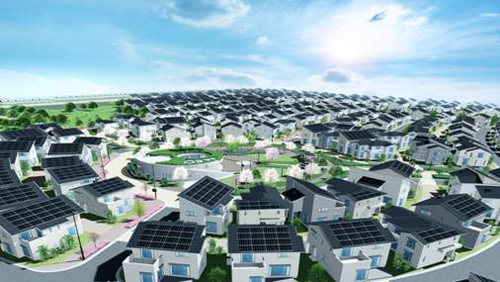 Fujisawaサスティナブル・スマートタウン　イメージ図（画像：パナソニック）