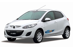 「デミオEV」(画像:マツダ) 「デミオEV」(画像:マツダ)