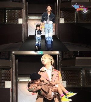 B1A4の末っ子ゴンチャンが、マイケル・ジャクソンをパロディー化したレトロスタイルを披露する。 B1A4の末っ子ゴンチャンが、マイケル・ジャクソンをパロディー化したレトロスタイルを披露する。