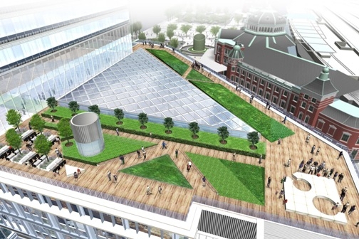 「KITTE」フロアイメージ(画像:日本郵便) 「KITTE」フロアイメージ(画像:日本郵便)