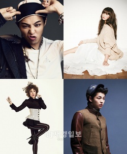 トップスターの愛蔵品をゲットできるチャンスがやってきた！ 写真=（左上から時計回りに）G-DRAGON、チョン・ウンジ、ソン・チュンギ、ソ・イニョン