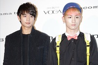 「2012秋季ソウルファッションウィーク」のイベントでSHINeeミンホ、キーが好対照のファッションを披露した。