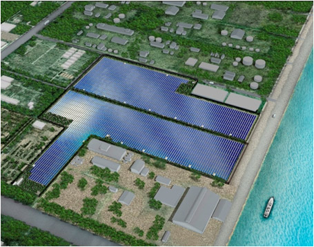 三井不動産　苫小牧太陽光発電計画のイメージパース（画像：三井不動産）