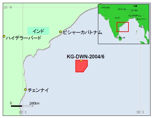 位置図（画像：国際石油開発帝石）